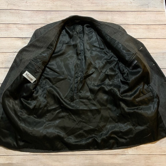 MOORE’s LINEAGE | 3 Button Charcoal Sports Coat - Picture 10 of 12